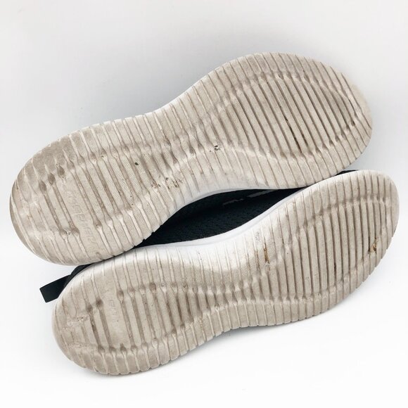 SKECHERS Ultra Flex Statements Sneakers Black Slip On Womens 8.5 - Picture 8 of 8